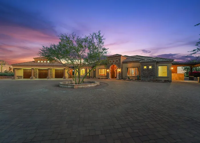 Luxurious Tuscan-style With Magnificent Panoramic Views Villa Gold Canyon